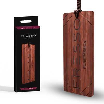 Fresso Pure Passion - Ekskluzywna drewniana zawieszka zapachowa